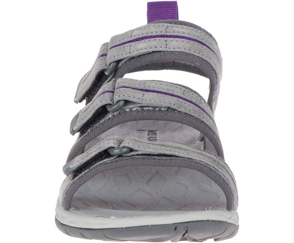 Sandały Merrell Damskie Szare - Siren 2 Strap - 651043-HNY